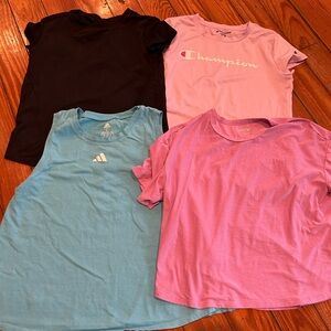 girls athletic tops size large 10/12